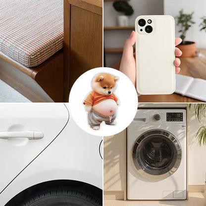 3D Schattige Shiba Inu Zelfklevende Deurstopper & Stressbal