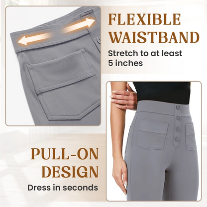 ✈️ Koop 2 en krijg gratis verzending ✈️💥Uitverkoop 49% korting🔥 Casual High Waist Stretch Broek voor dames