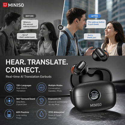 💥50% KORTING🎧 AI Vertalingsoortelefoon | 130+ Talen Bluetooth 6.0