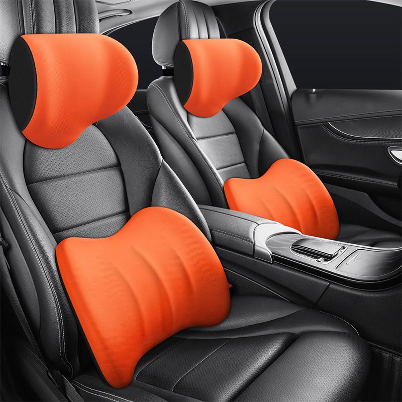 🔥Hot sale✨ Ergonomic Car Seat Headrest & Lumbar Cushion