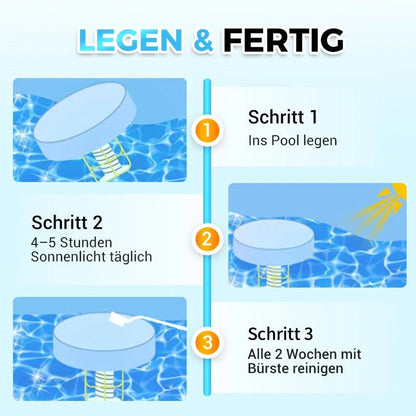 🎁2026 Nieuw binnen 50% KORTING💥💥Topverkoper💥Zonne-energiezwembadionisator voor kristalhelder water💥Tijdelijke aanbieding⏳