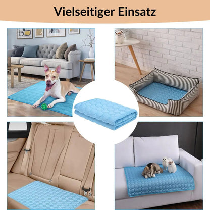 🔥🧊Letzter Tag 49 % Rabatt😍Emmalove Kühlmatte für Hunde & Katzen - Selbstkühlend für alle Haustiere | Extra leicht & geruchlos | 100x70cm Universalgröße🐶🐱