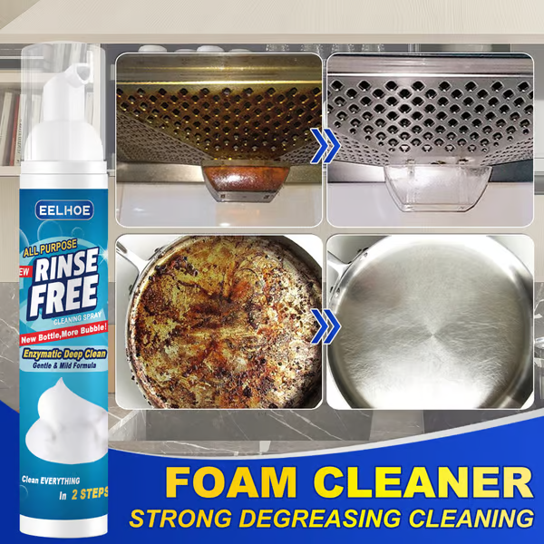 Kitchen Powerful Foam Cleaner - Just Spray and Wipe!