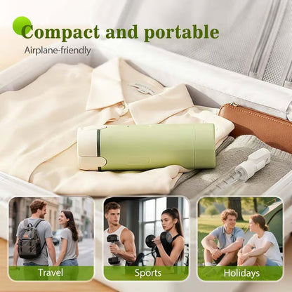 4-in-1 hervulbare reisflessen met dispenser
