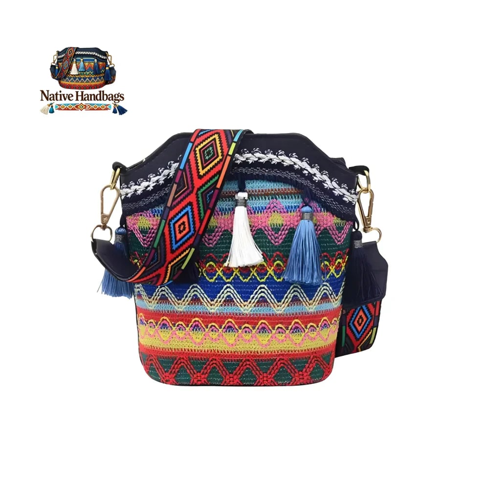💝Boheemse Schoudertas | Veelzijdig voor Vakantie, Uitstapjes & Dagelijks Gebruik | Handgemaakt Etnisch Design | Uniek & Verfijnd Cadeau🎁