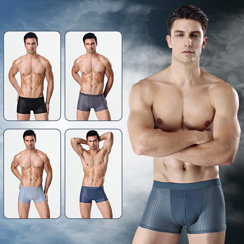 Men's breathable silk ice-cold underwear