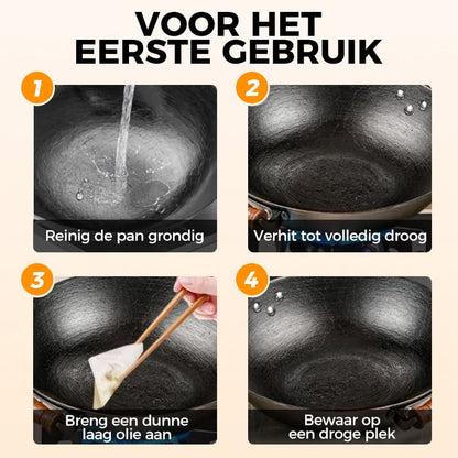 🍳🔥 Professioneel bakken zonder coating – Dikke IJzeren Pan nu -50%
