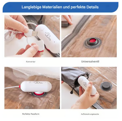 🎁2026 Nieuw binnen 50% KORTING💥 🔥 6-delig USB elektrische vacuümpakket – Besparing van ruimte, reizen met weinig bagage!