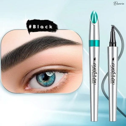 3D Waterdichte Microblading Wenkbrauwpotlood 4 Vork Tip Tattoo Pen