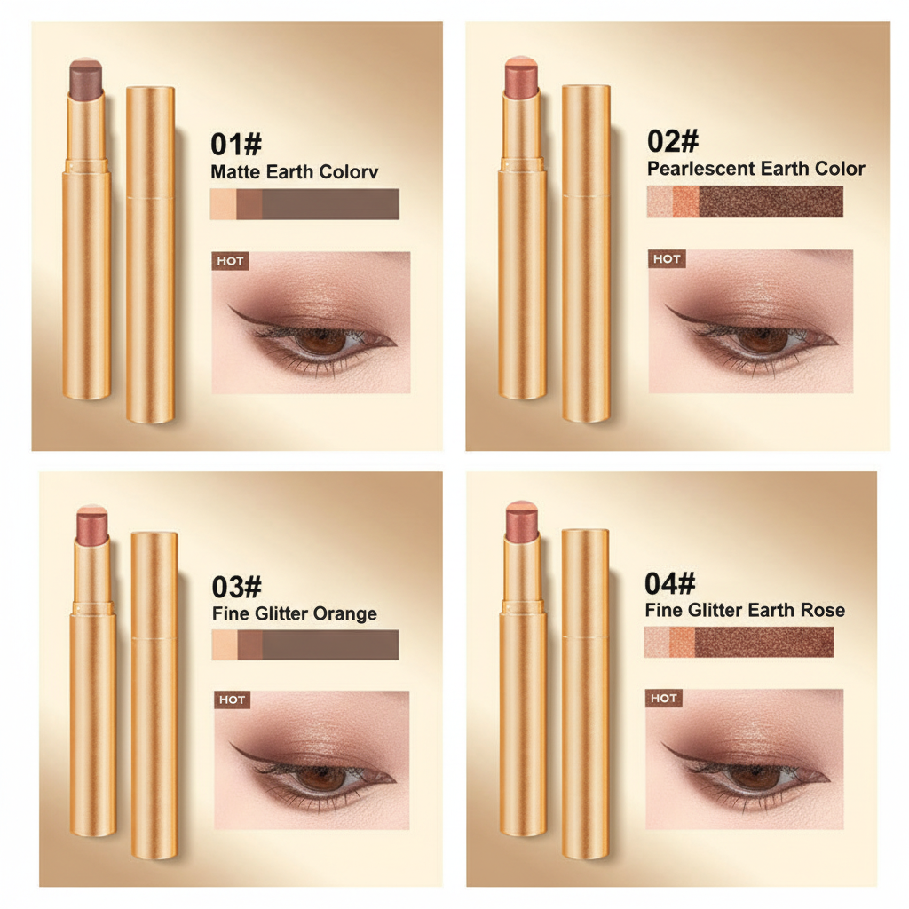 🎉Laatste 3 uur - KOOP 1 KRIJG 1 GRATIS!!🌸✨3 kleuren in 1 oogschaduwstick