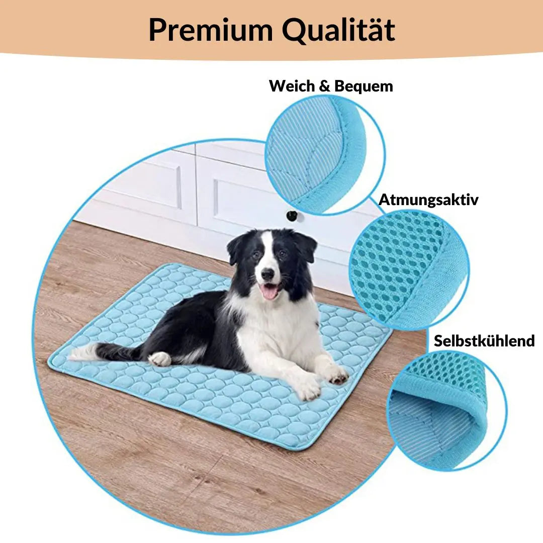 🔥🧊Letzter Tag 49 % Rabatt😍Emmalove Kühlmatte für Hunde & Katzen - Selbstkühlend für alle Haustiere | Extra leicht & geruchlos | 100x70cm Universalgröße🐶🐱