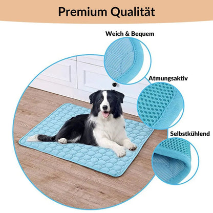 🔥🧊Letzter Tag 49 % Rabatt😍Emmalove Kühlmatte für Hunde & Katzen - Selbstkühlend für alle Haustiere | Extra leicht & geruchlos | 100x70cm Universalgröße🐶🐱