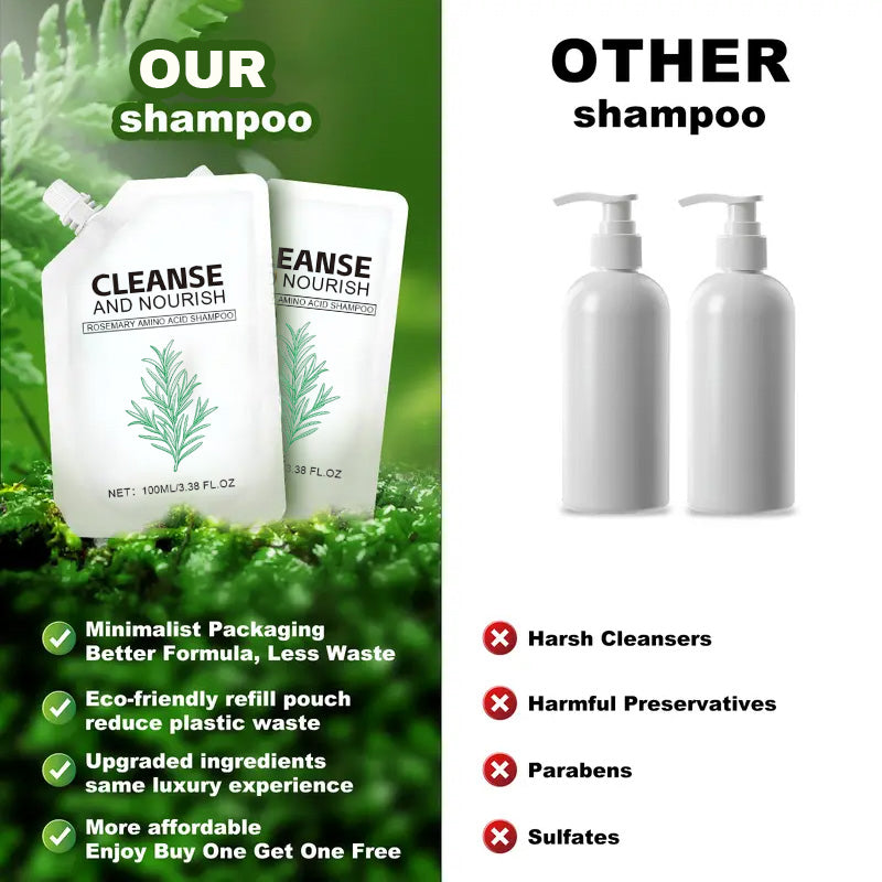 Verfrissende, gladde en glanzende haarshampoo