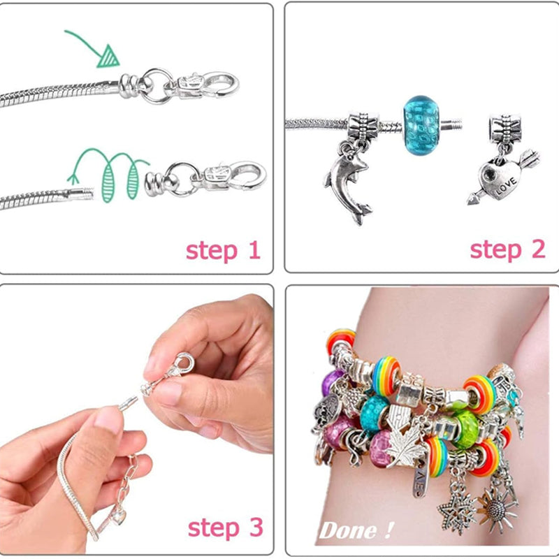 Sieradenpakket voor het maken van bedelarmbanden