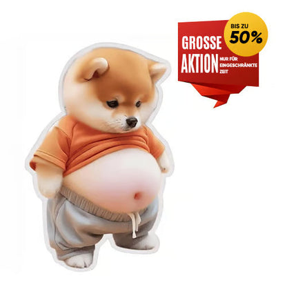 3D Schattige Shiba Inu Zelfklevende Deurstopper & Stressbal