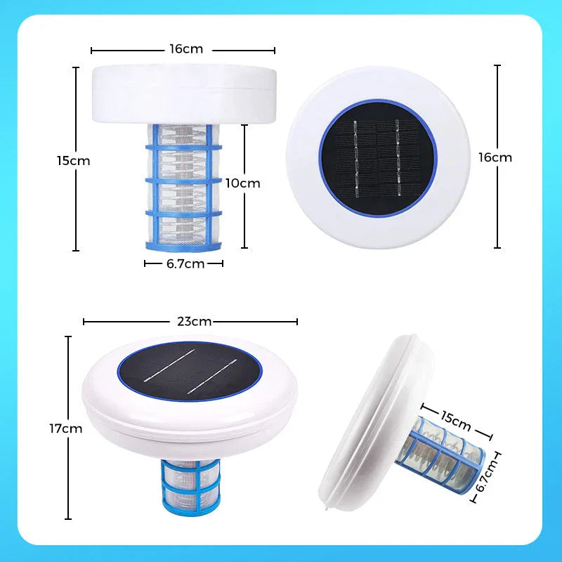 🎁2026 Nieuw binnen 50% KORTING💥💥Topverkoper💥Zonne-energiezwembadionisator voor kristalhelder water💥Tijdelijke aanbieding⏳