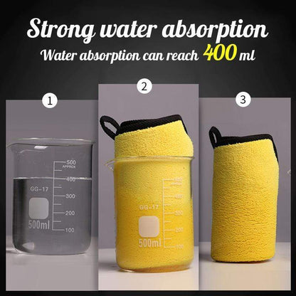 Dubbelzijdige absorberende microvezelhanddoek