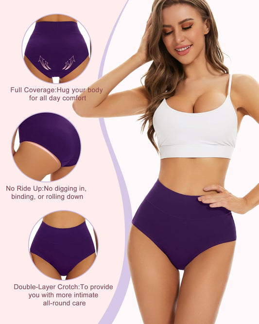 🎁Koop 1 Krijg 5 Pakjes✨Meer dan Grote Heup Opheffende Katoenen Slipjes voor Vrouwen