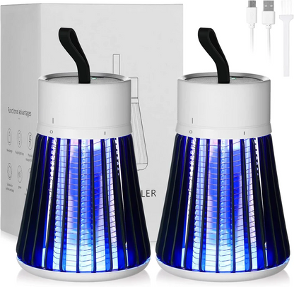USB Elektrische Muggen Doder Lamp - UV Licht Insecten Val & Stille Bug Zapper voor Thuis