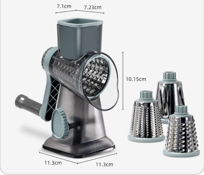 3 in 1 Rotary Cheese Rasper Vegetable Slicer