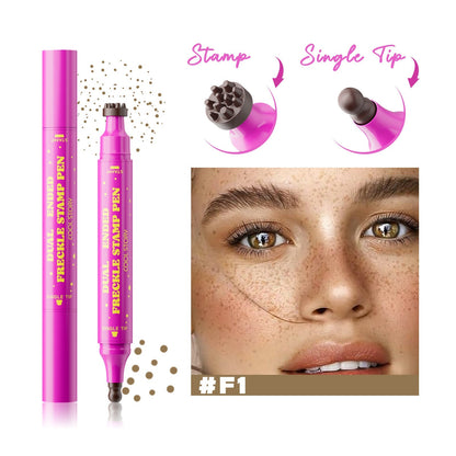 Waterbestendige sproetenpen: stempel voor nepsproeten en eyeliner met fijne punt voor realistische, langhoudende sproeten en moeiteloze make-up, perfect voor dagelijks gebruik en cosplay