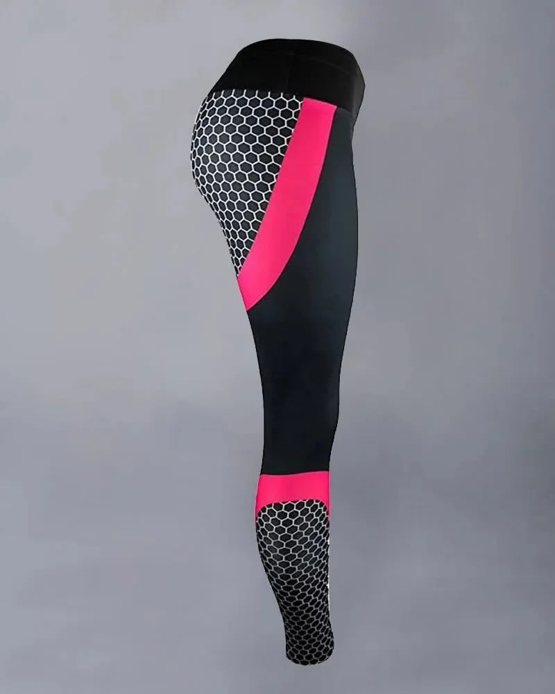 🍑Colourblock Butt Lifting Sport Leggings mit hoher Taille