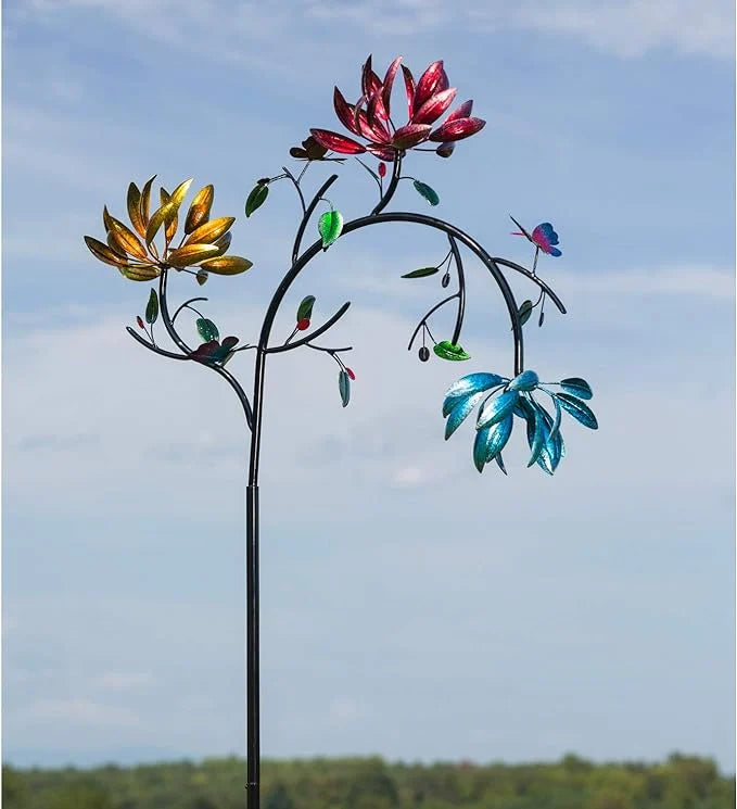 🔥Gratis verzending🔥 Mooie zomer Multi gekleurde bloemen Wind Spinner