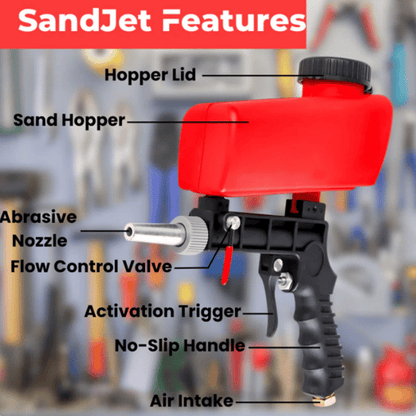 😎 SandJet|Sandblaster voor vlekken en roest( 🔥 NIEUWE VERKOOP 49% OFF)