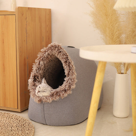 💥 Hot verkoop 🐾 OFFWinter Warm Huisdier Grot Bed