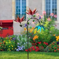 🔥Gratis verzending🔥 Mooie zomer Multi gekleurde bloemen Wind Spinner