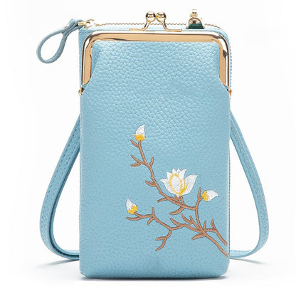 Crossbody mobiele telefoon portemonnee voor vrouwen