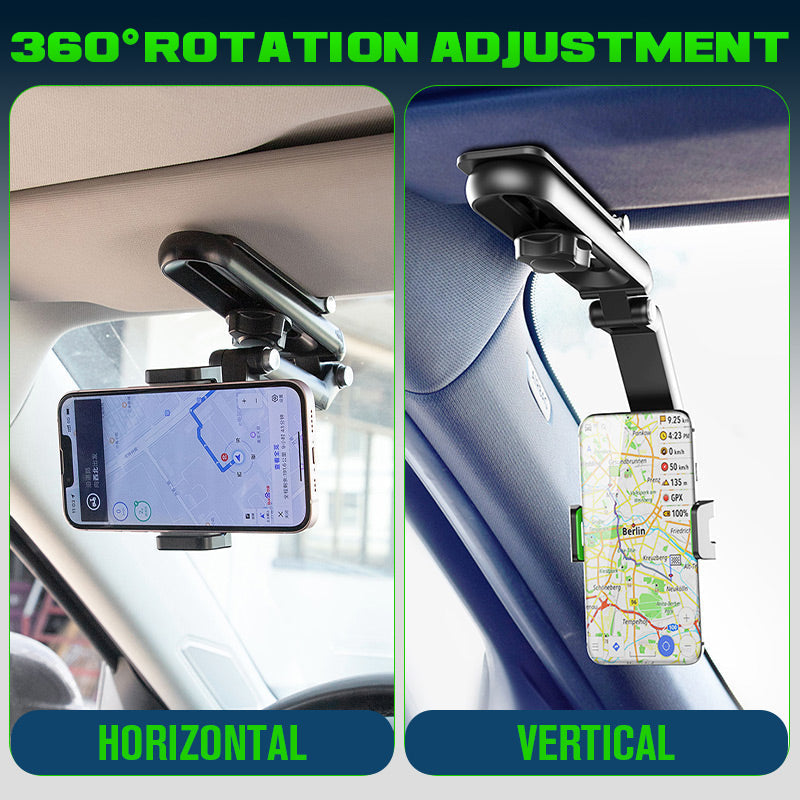 🌞Tweede artikel slechts 5 euro tijdelijk! 🎯 1080° Roterende Telefoonhouder | Multifunctionele Auto Clip voor Dashboard & Spiegel | Ook Ideaal voor Thuis