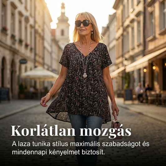 Blouse Met Voorjaarsbloemenprint – Luchtig & Kreukvrij🌸 V-hals, losvallend & ademend – Nu 76% korting, op=op!