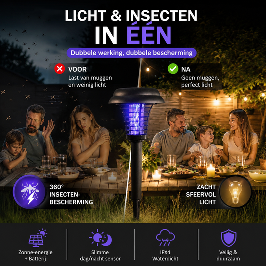 🌱 Eco & Efficiënt: Solar Insectendoder – vandaag 50% korting!