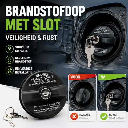 🔑50% KORTING! 🛡️ Jouw Brandstof in Veilige Handen: Metalen Anti-Diefstal Tankdop