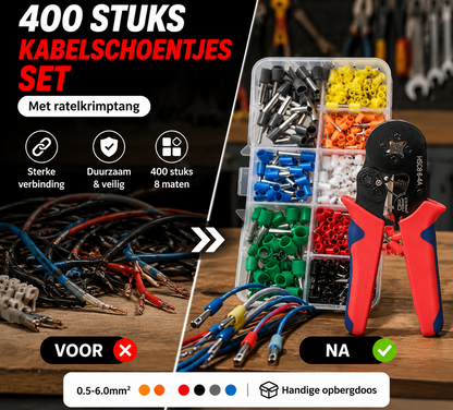 🔥 UITVERKOOP 50% KORTING🔥 Multifunctionele Koudpersende Elektricien Krimpbekkenset
