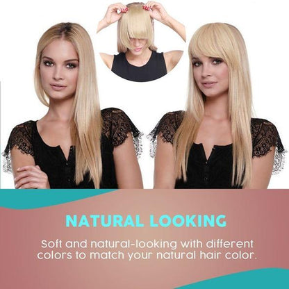 🔥Naadloze 3D Clip-In Bangs Hair Extensions🤩