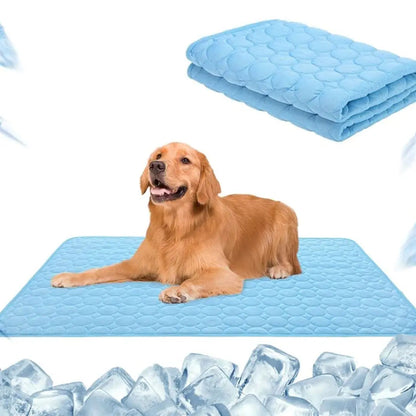 🔥🧊Letzter Tag 49 % Rabatt😍Emmalove Kühlmatte für Hunde & Katzen - Selbstkühlend für alle Haustiere | Extra leicht & geruchlos | 100x70cm Universalgröße🐶🐱