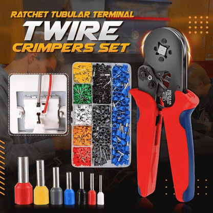 🔥 UITVERKOOP 50% KORTING🔥 Multifunctionele Koudpersende Elektricien Krimpbekkenset