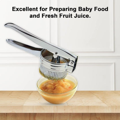 AEX Multifunctionele roestvrijstalen aardappel-, sap- en voedselpers