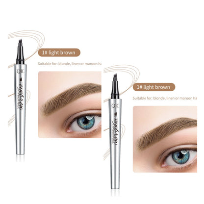 3D Waterdichte Microblading Wenkbrauwpotlood 4 Vork Tip Tattoo Pen