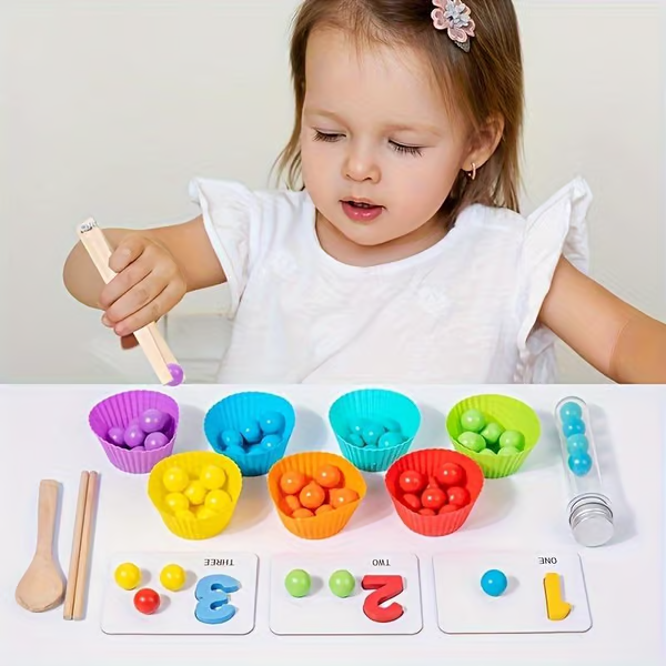 Colorful Silicone Digital Learning Game Set