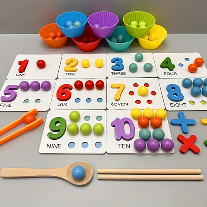 Colorful Silicone Digital Learning Game Set