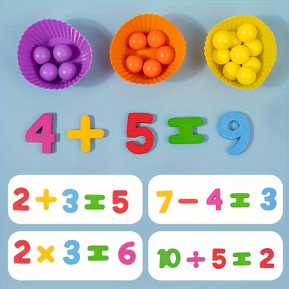 Colorful Silicone Digital Learning Game Set