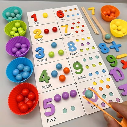 Colorful Silicone Digital Learning Game Set