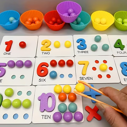 Colorful Silicone Digital Learning Game Set