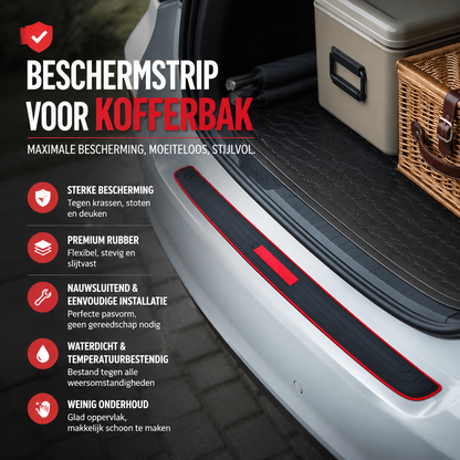 📢🔥50% KORTING! ⏰ Beschermstrip voor kofferbak – Bescherm uw auto tegen krassen en schaafwonden 🚗✨