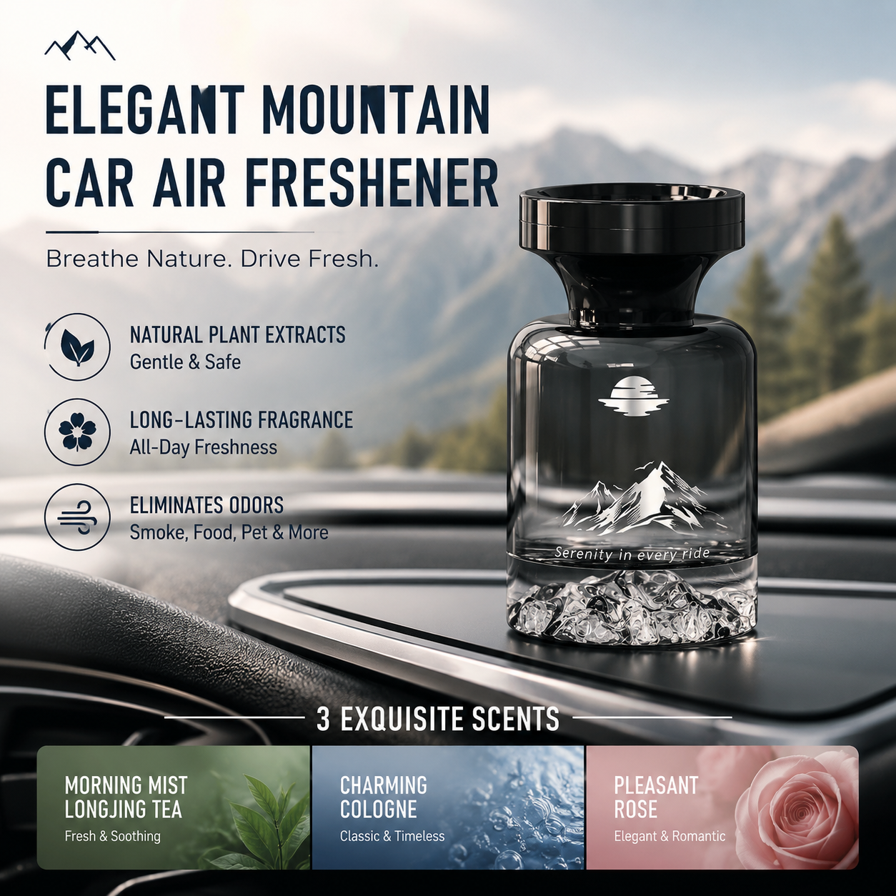 🔥 Laatste dag: 50% korting! 🚗🌸110ml Langdurige Auto Luchtverfrisser