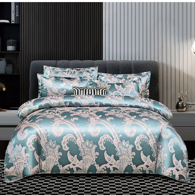 ✈️Gratis verzending🔥Luxueus satijnen jacquard bedlinnen in een 4-delig design