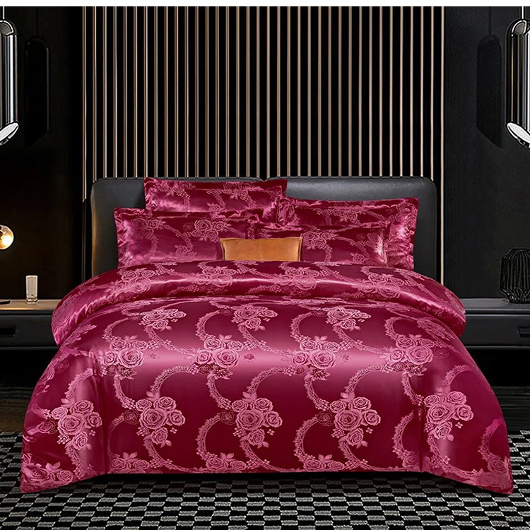 ✈️Gratis verzending🔥Luxueus satijnen jacquard bedlinnen in een 4-delig design